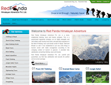 Tablet Screenshot of mountaintrekkinginnepal.com